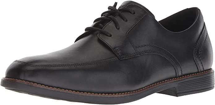 Rockport Men's Slayter Apron Toe Oxford Shoes  Black Size 8.5