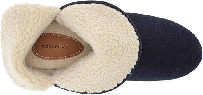 Rockport Women's Veda Slipper Boot Color Navy Size 6