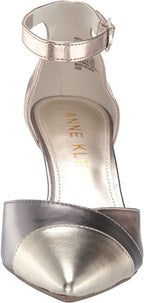 Anne Klein Women's Fritsie Pump  Color Metallic Gold Size 6.5M