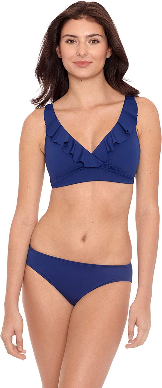 Lauren Ralph Lauren Beach Club Solid Hipster Bottoms  Color Sapphire Size 8