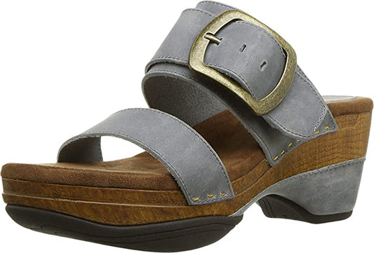 WHITE MOUNTAIN Women's Montage Sandal  Color Light Blue Size 8M