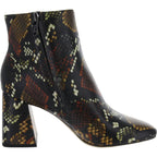 Circus by Sam Edelman Womens Kate Square-Toe Bootie  Color Black/Warm Spice Multi Size 6M