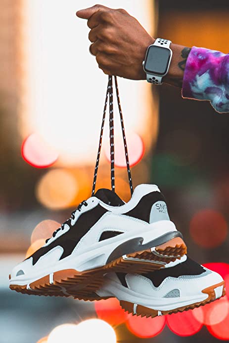 SNKR PROJECT Men's Prospect Park Sneaker  Color White/Black Size 8M