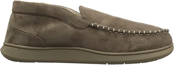 Dockers Men's Craig Ultra-Light Mid Moccasin Premium Slippers  Taupe Size 13