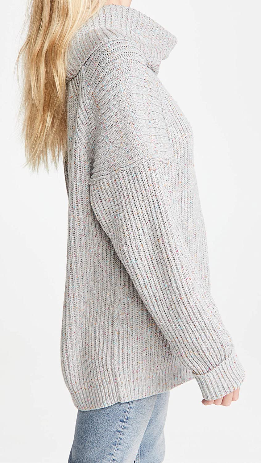 Free People Women's Leo Tunic  OB1169608 Color: Silver Gleam Combo Size XS