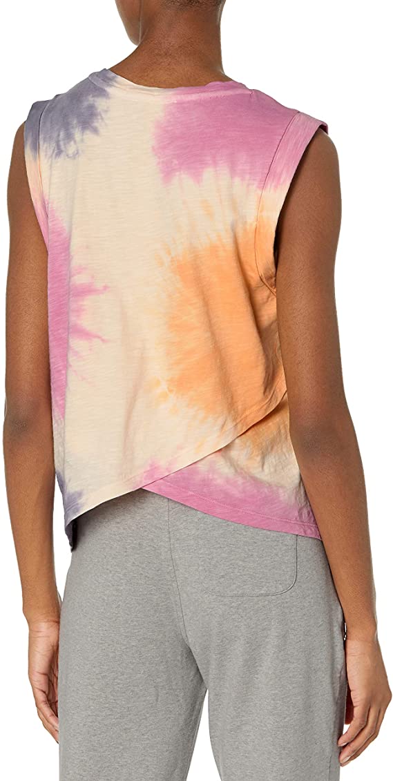 William Rast Women's Jayden Split Back Graphic Tee Shirt  Color Multicolor Size S