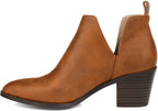 Journee Collection Women’s Lola Bootie  Color Brown Size 6.5M