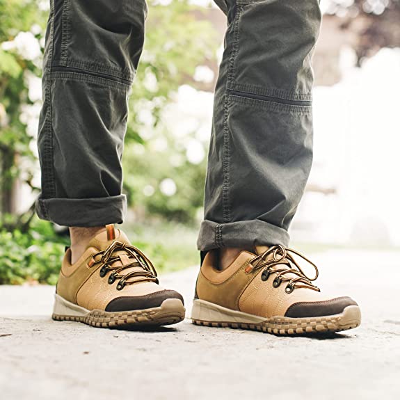 Reserved Footwear Mens Bruce Low Top Athletic Shoe Sneaker   Color Wheat Size 12M