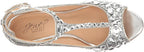 Jewel Badgley Mischka Women's Conroy Dress Sandal  Color Smoke Glitter Size 9.5M