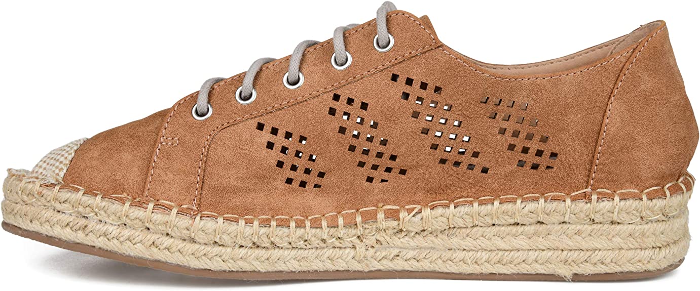 Journee Collection Women's Razili Sneaker  Color Brown Size 6.5M