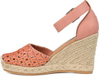Journee Collection Women's Sierra Espadrille Sandals  Color Pink Size 10M
