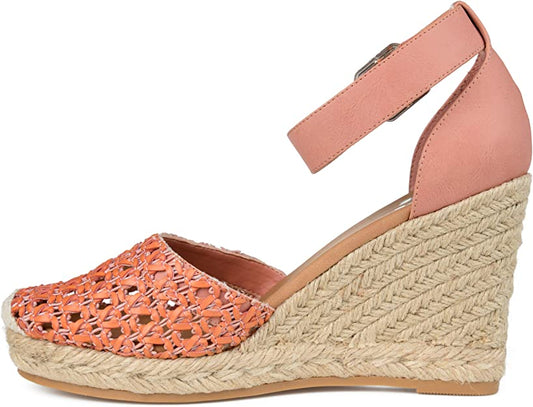 Journee Collection Women's Sierra Espadrille Sandals  Color Pink Size 10M