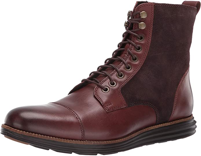 Cole Haan Men's Original Grand Cap Toe II Fashion Boots  Brown Size 10.5