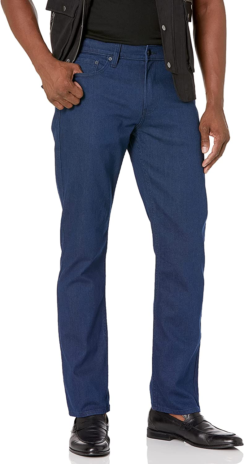 Calvin Klein Men's Straight Fit Jeans  Color Steel Blue W36xL32