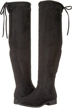 Brinley Co Women's Mount Spur Over The Knee Boot Color Black Size 8W Wide Calf