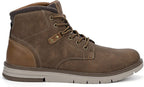 X RAY New York & Co. Men’s Randall Fashion Casual Faux Leather High Top Sneakers  Color Brown/Chocolate Size10M