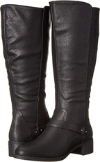 Easy Street Women's Jewel Plus Wide Mid Calf Boot  Color Brown Size 8.5M