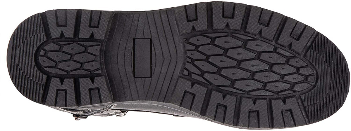 Reserved Footwear New York Men's Cavalier Fashion Casual Snow Boots  Black/White Size 9