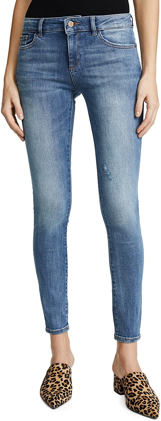 DL1961 Women's Florence Instasculpt Mid-Rise Skinny Fit Jeans  Blue Size 31 (Reticket Tag)