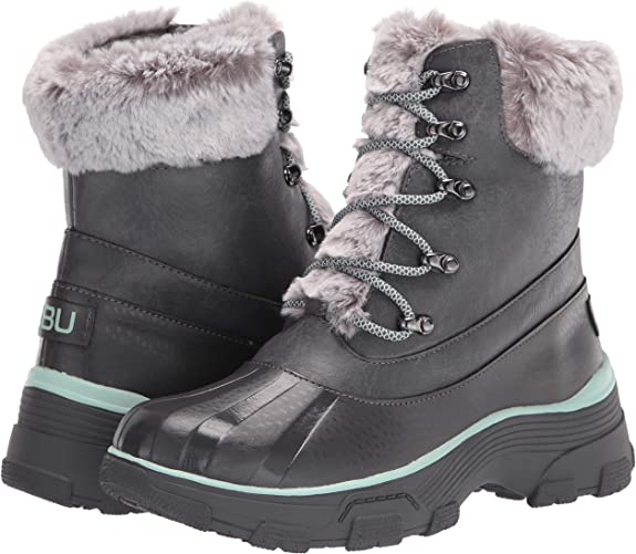 JBU by Jambu Women's Winter Boot Snow  Color Grey Size 8.5M