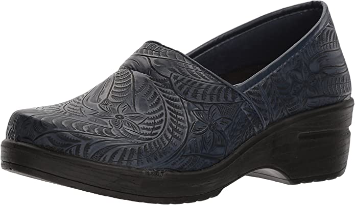 Easy Works Women's Lyndee Health Care Professional Shoes Color Charcoal Size 7.5WW