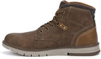 X RAY New York & Co. Men’s Randall Fashion Casual Faux Leather High Top Sneakers  Color Brown/Chocolate Size10M