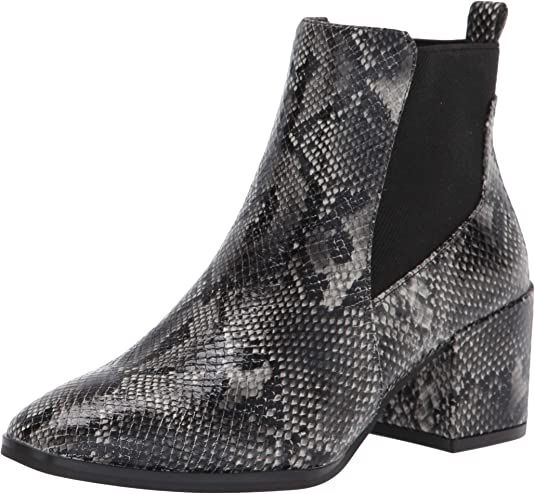 Anne Klein Women's Chelsea Bootie Boot  Color Black White Rep Size 8.5M