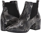 Anne Klein Women's Chelsea Bootie Boot  Color Black White Rep Size 8.5M