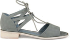 Brinley Co. Womens Idona Faux Nubuck Crisscross Lace-up Sandals  Color Indigo Size 9M