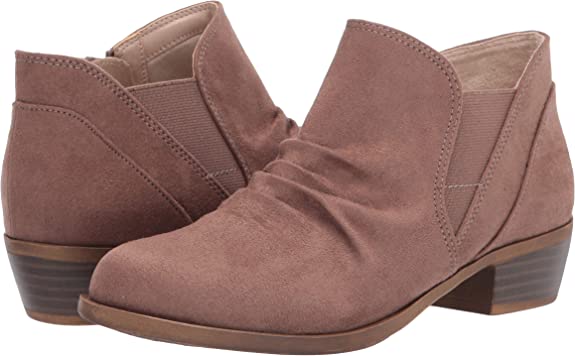 LifeStride Women's Aurora Ankle Boot  Mushroom Size 8.5