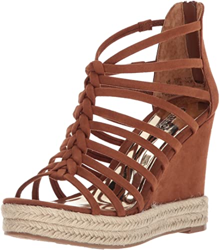 Carlos by Carlos Santana Women's Camilla Wedge Sandal  Color Acorn Size 10M