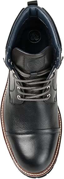 Thomas & Vine Men's Reddick Cap Toe Ankle Boot  Color Black Size 10.5M