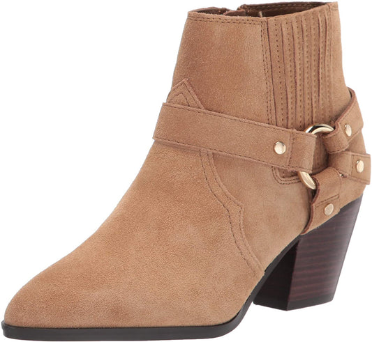 Bella Vita Women's Western Boot  Color Desert Suede Leather Size 7.5M