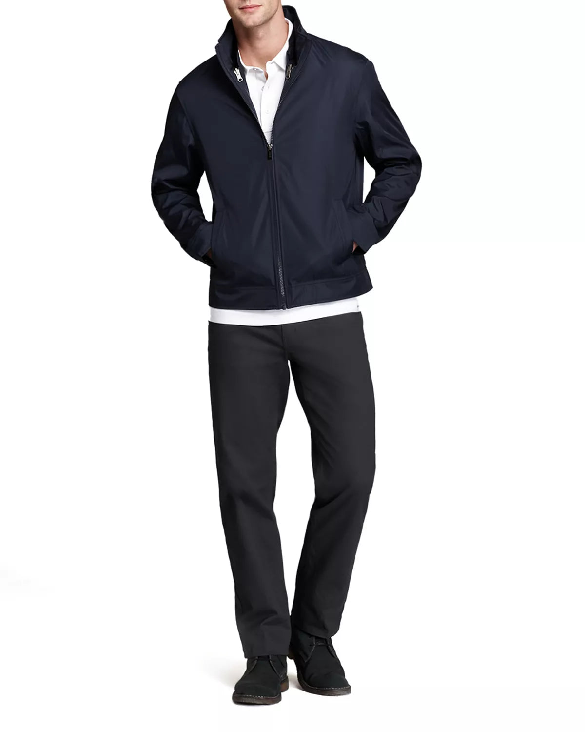 Michael Kors Men's 3-in-1 Track Vest & Jacket  Color Navy Size XL