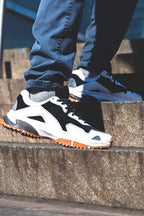 SNKR PROJECT Men's Prospect Park Sneaker  Color White/Black Size 8M