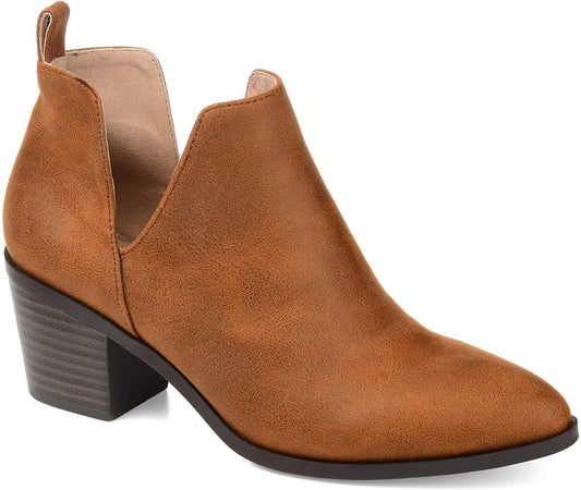 Journee Collection Women’s Lola Bootie  Color Brown Size 6.5M