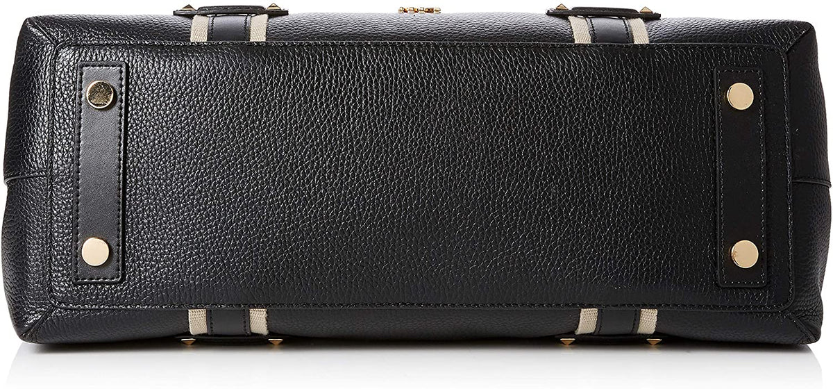 Michael Kors Raven Large Shoulder Tote  Style 30H6SRXE3L Black/Silver