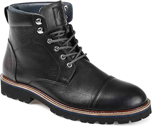 Thomas & Vine Men's Reddick Cap Toe Ankle Boot  Color Black Size 10.5M