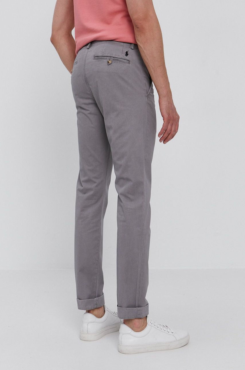 Polo Ralph Lauren Men's Slim-Fit Stretch Chino Pants  Color Perfect Gray W40xL32
