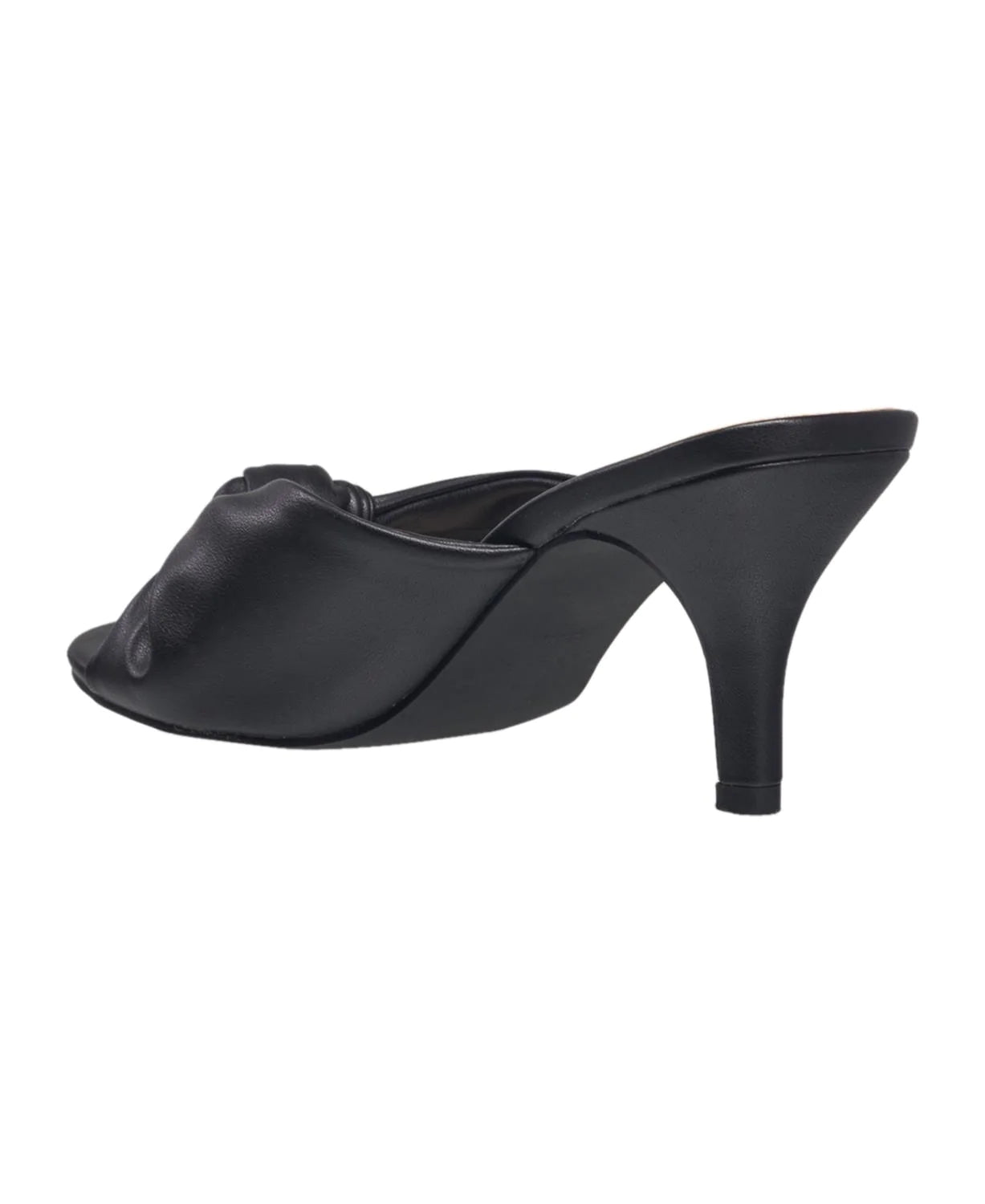 H Halston Women's Seviille Knotted Bow Heel  Color Black Size 9M