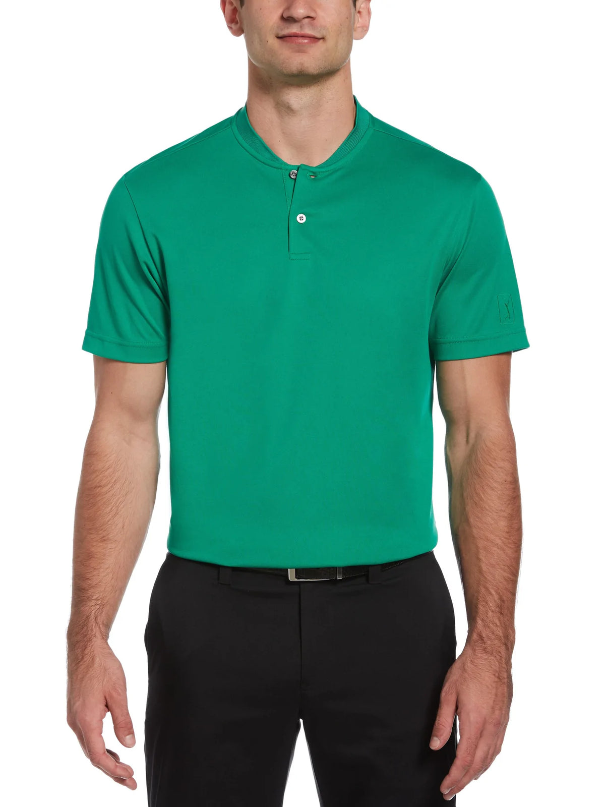 PGA TOUR Men's Edge Collar Polo Shirt  Tennis Court Size M