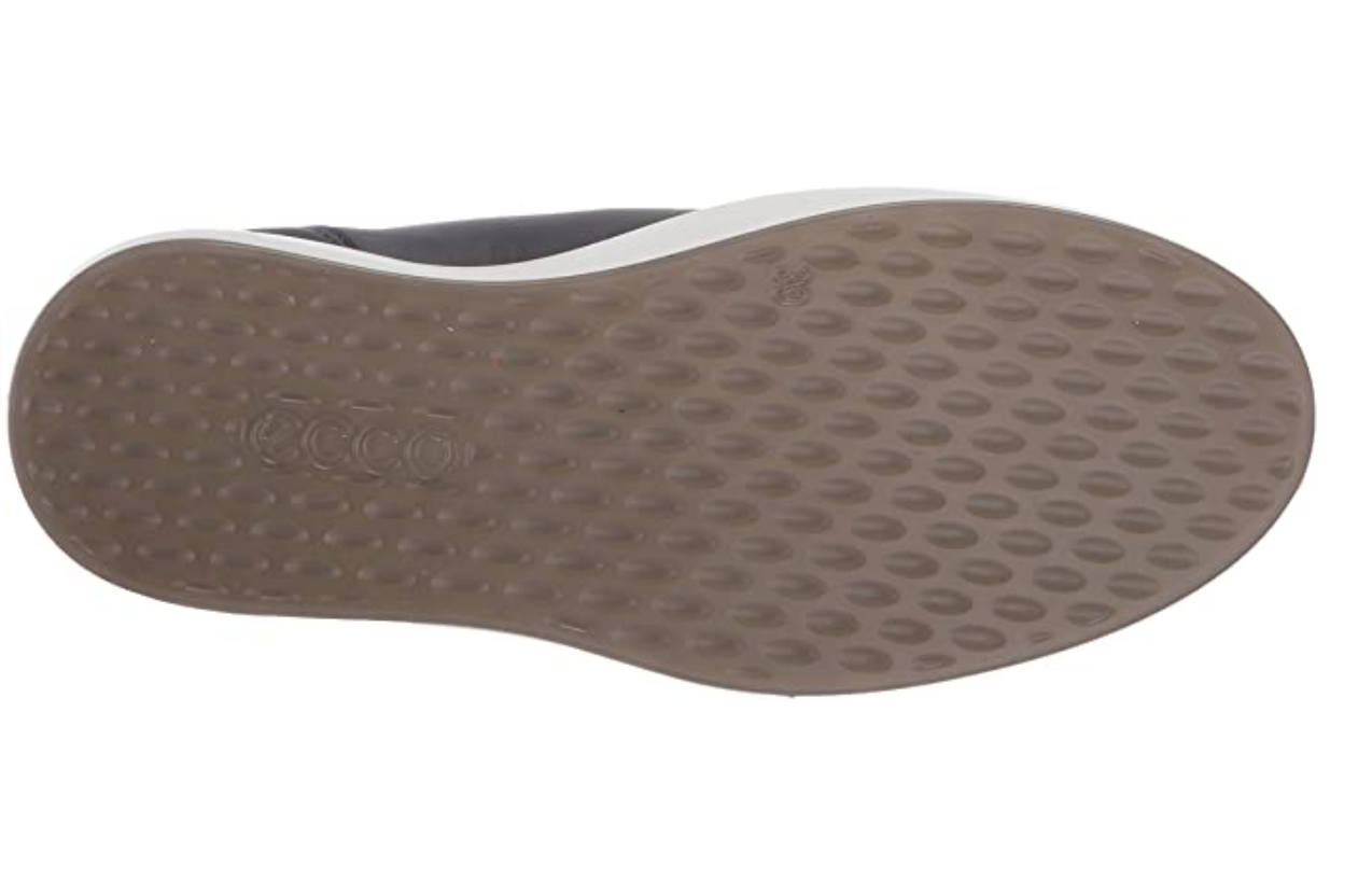 ECCO Men's Soft 8 Mid Cut Sneaker Color Magnet Dri-tan