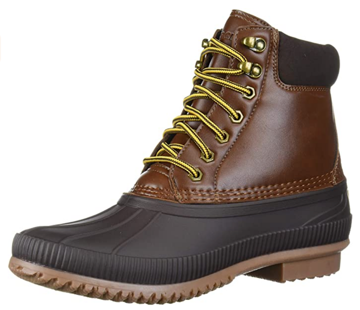 Tommy Hilfiger Men's Colins2 Rain Boot Size: 9M Color: Brown/Cognac