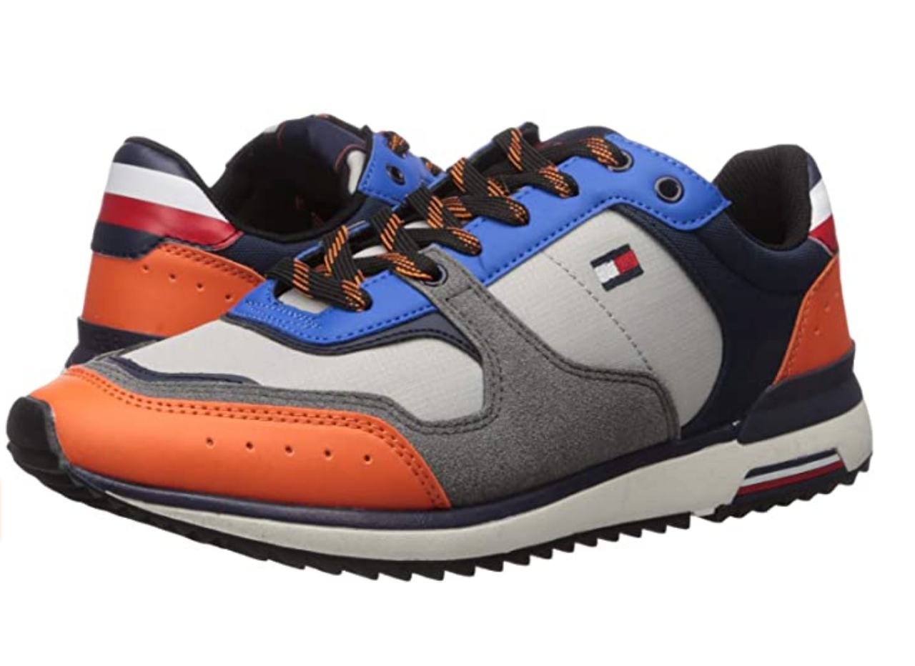 Tommy Hilfiger Men's Volts Sneaker Size: 10.5M Color: Orange