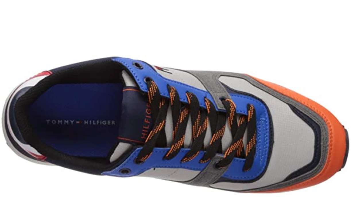 Tommy Hilfiger Men's Volts Sneaker Size: 10.5M Color: Orange
