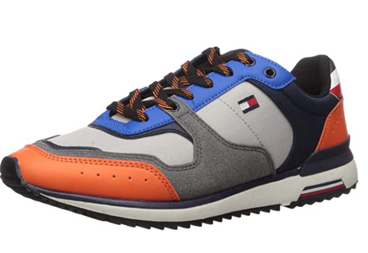 Tommy Hilfiger Men's Volts Sneaker Size: 10.5M Color: Orange