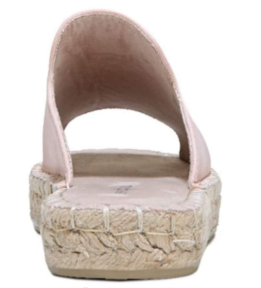 Seven Dials Women's Wendelle Peep Toe Sandals  Pale Pink/Sueded/Smooth Size 6