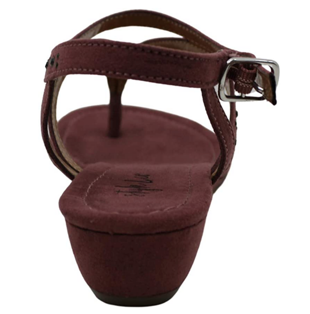 Style & Co. Women's hareet Suede Open Toe Casual Ankle Strap, Blushy, Size 5M