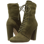 Steve Madden Women's Elley Ankle Bootie  Color Olive Size 7M