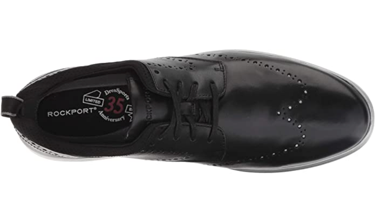 Rockport Men s Dressports 2 Fast Marathon Sneaker Color Black Silv Si DDT Boutique